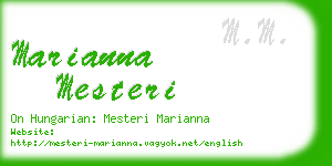 marianna mesteri business card